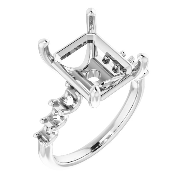 Accented Engagement Ring