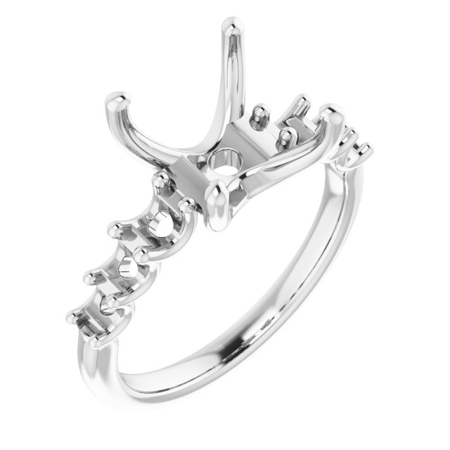 Accented Engagement Ring