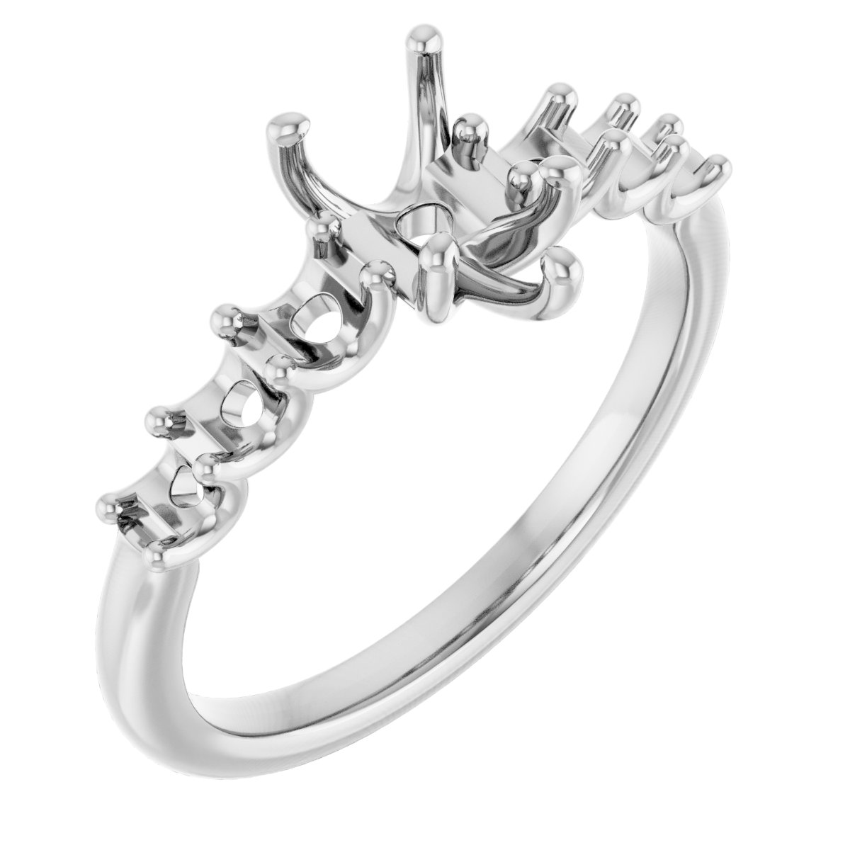 Accented Engagement Ring