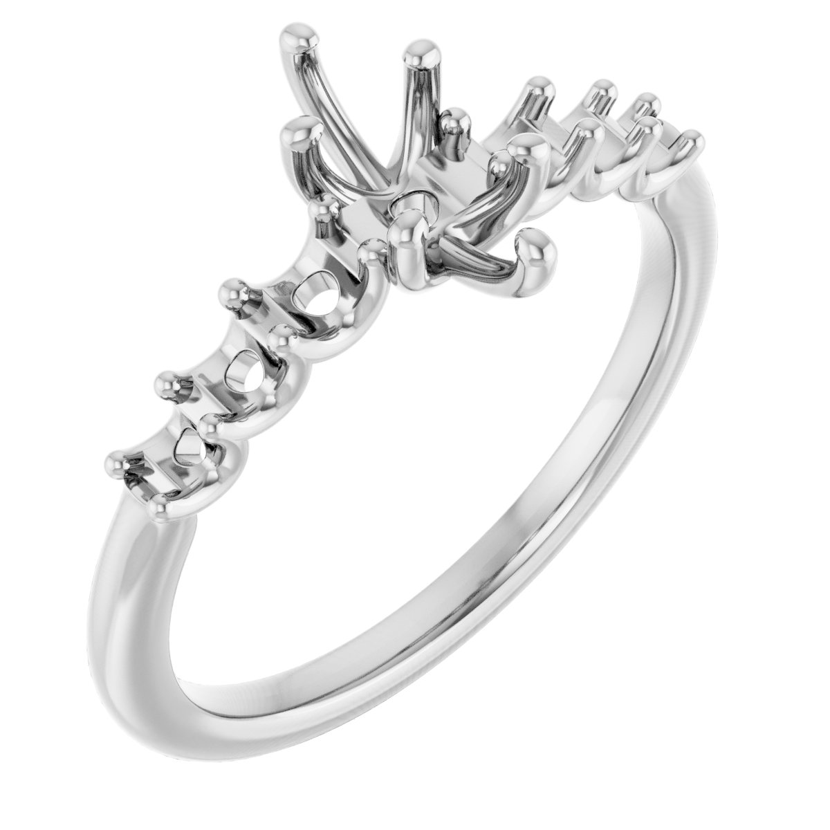 Accented Engagement Ring