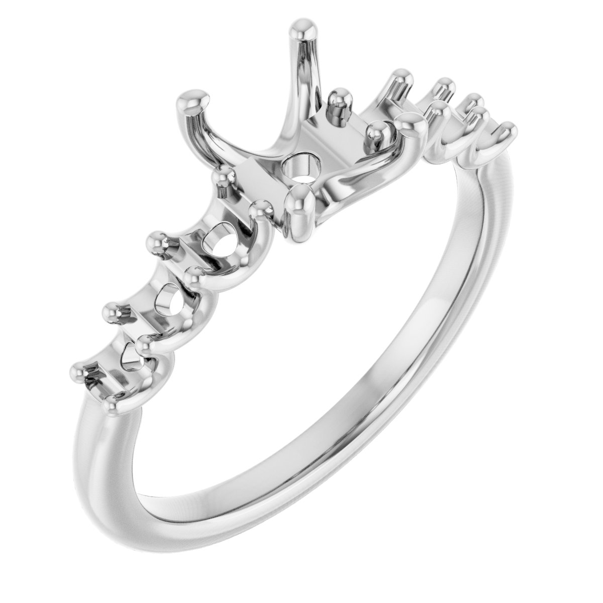 Accented Engagement Ring