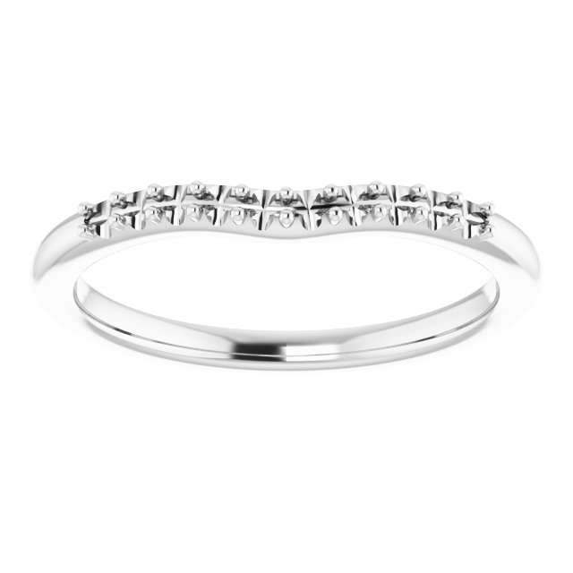 Band Mounting for 8x5 mm Pear Ring view 3