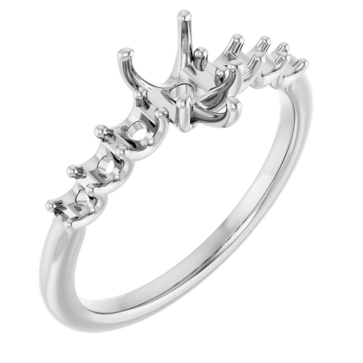 Accented Engagement Ring