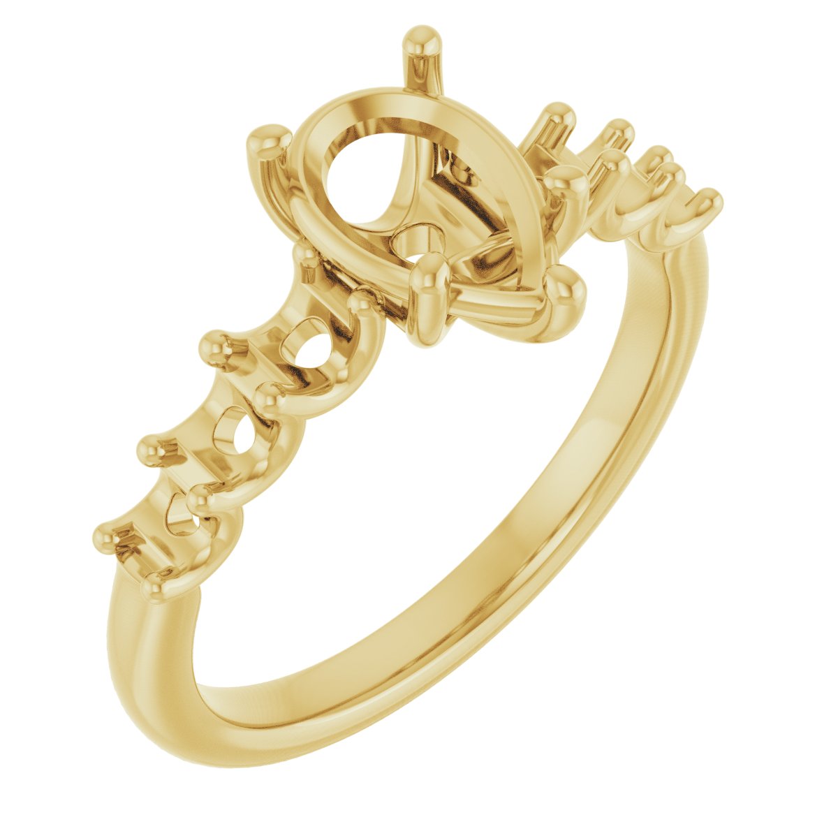Accented Engagement Ring