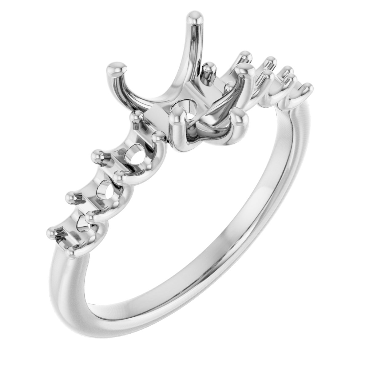 Accented Engagement Ring