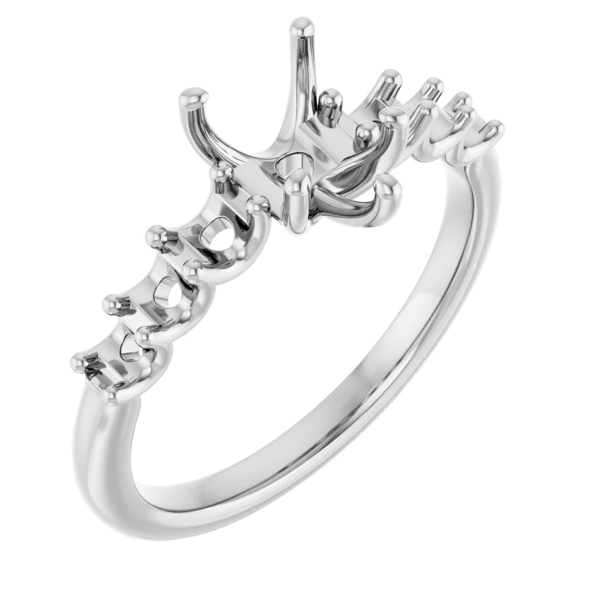 Accented Engagement Ring