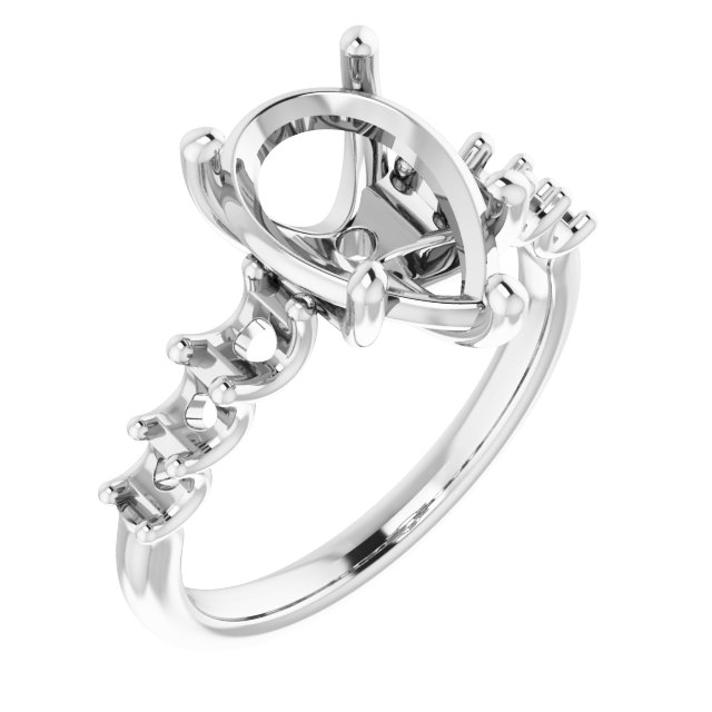 Accented Engagement Ring