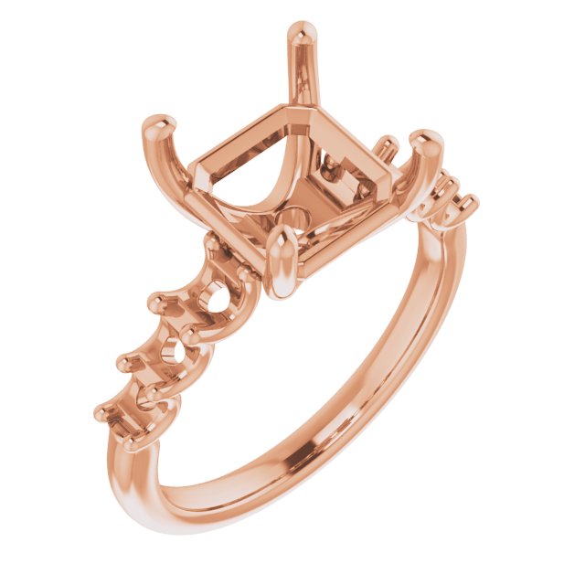 Accented Engagement Ring