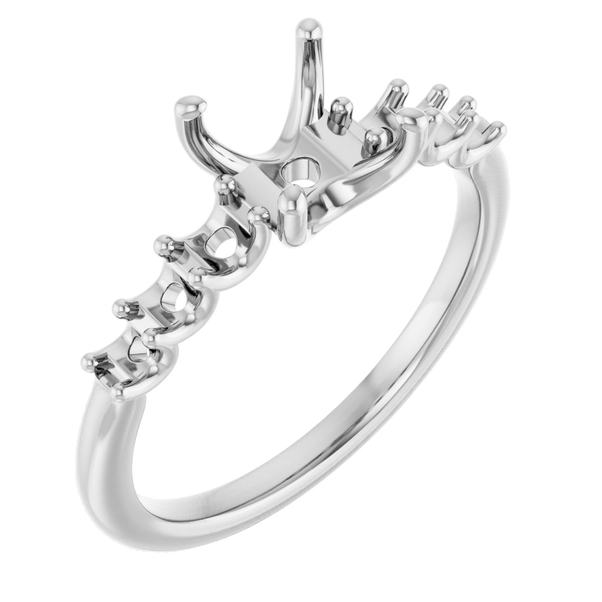 Accented Engagement Ring