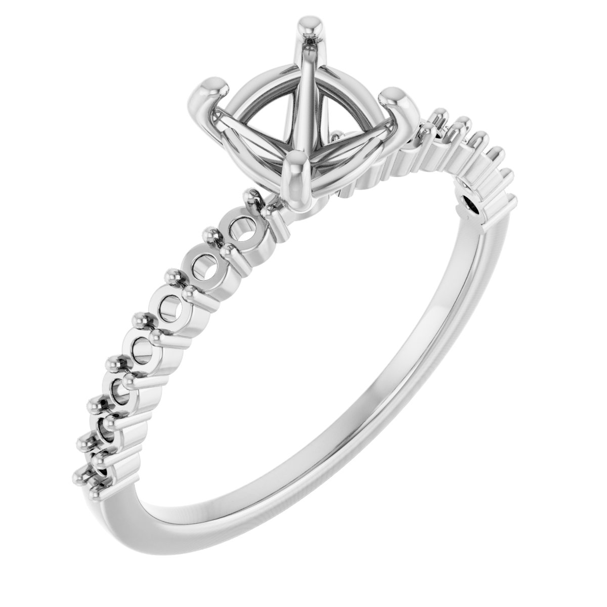 Accented Engagement Ring