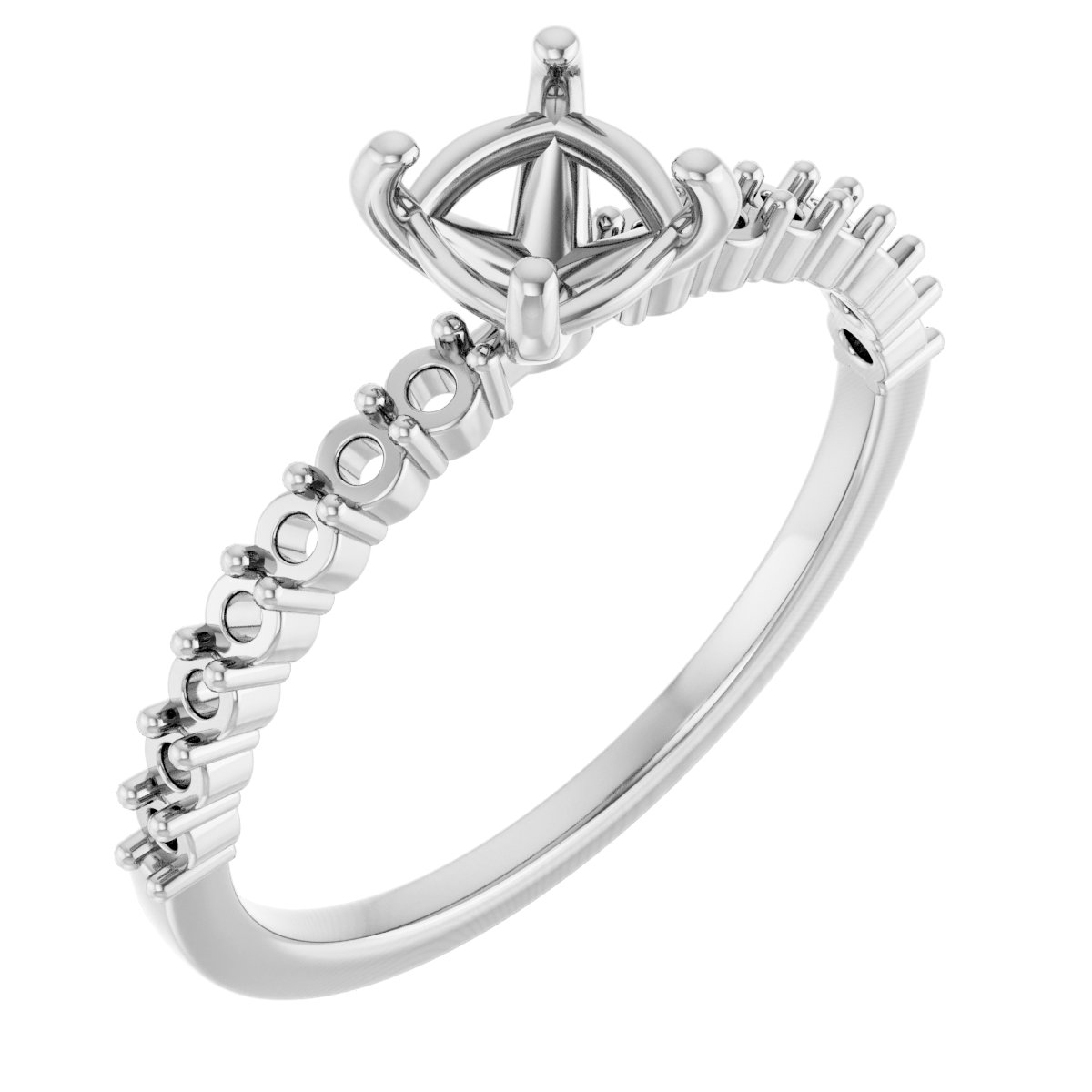Accented Engagement Ring