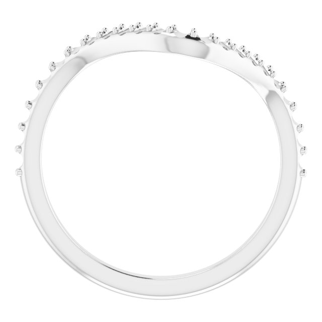 Band Mounting for 8 mm Square Ring view 2