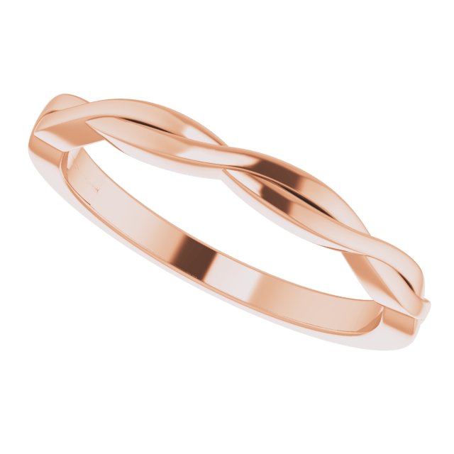 14K Rose Sculptural-Inspired Band