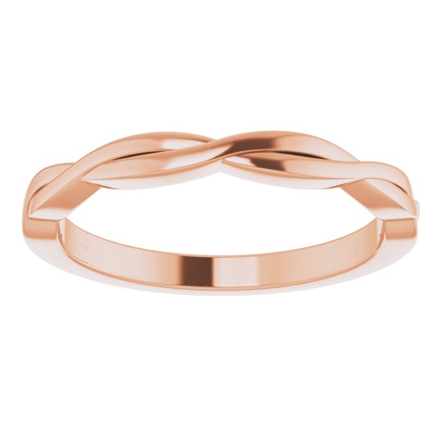 14K Rose Sculptural-Inspired Band