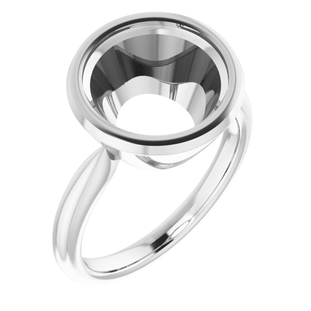 Bezel-Set Solitaire Ring