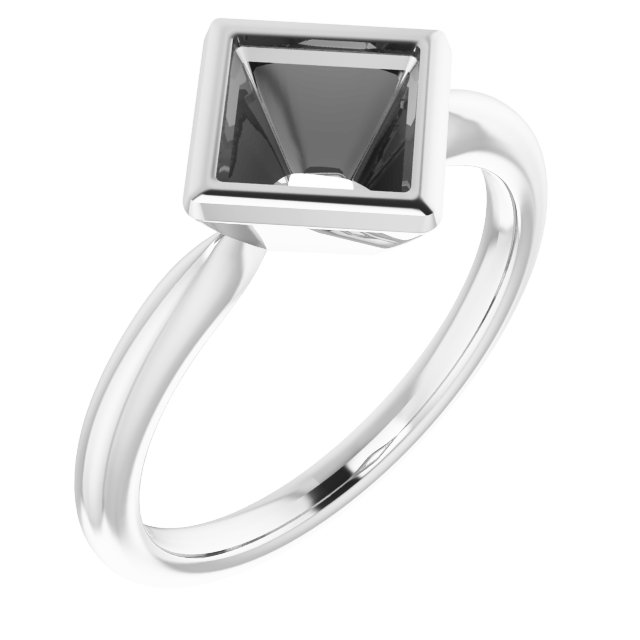 Bezel-Set Solitaire Ring