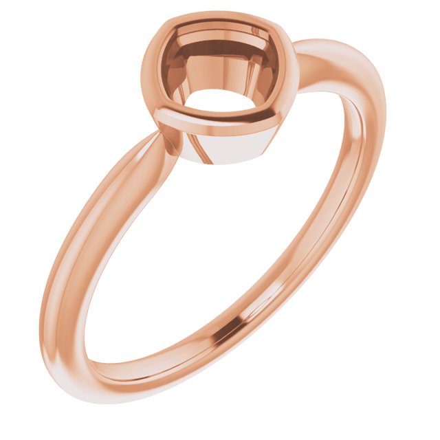 Bezel-Set Solitaire Ring