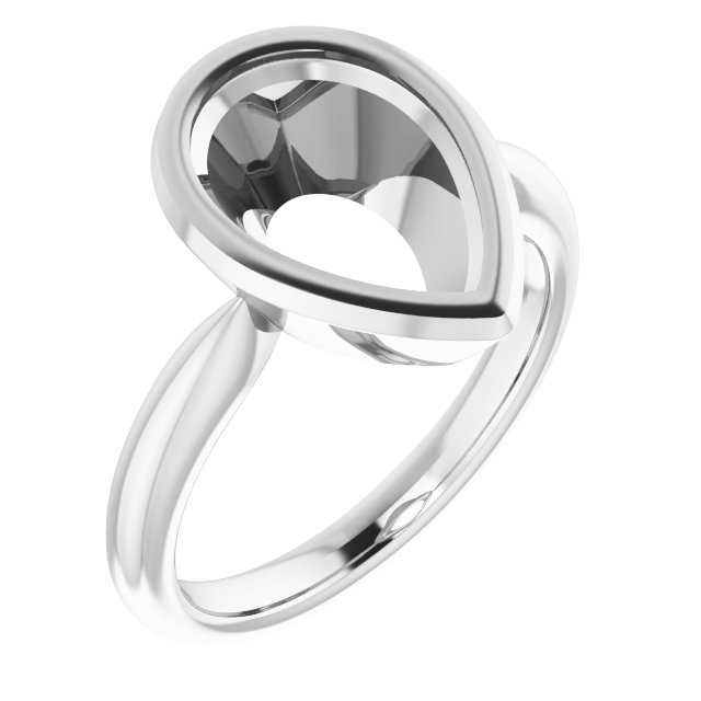 Bezel-Set Solitaire Ring