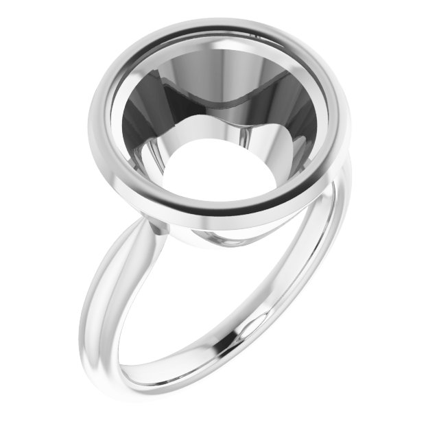 Bezel-Set Solitaire Ring