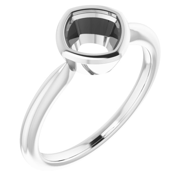 Bezel-Set Solitaire Ring