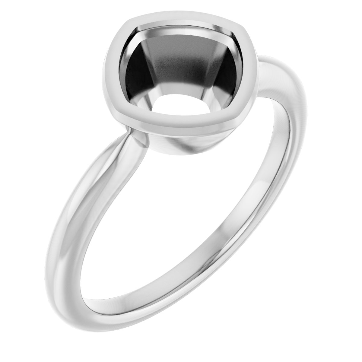 Bezel-Set Solitaire Ring