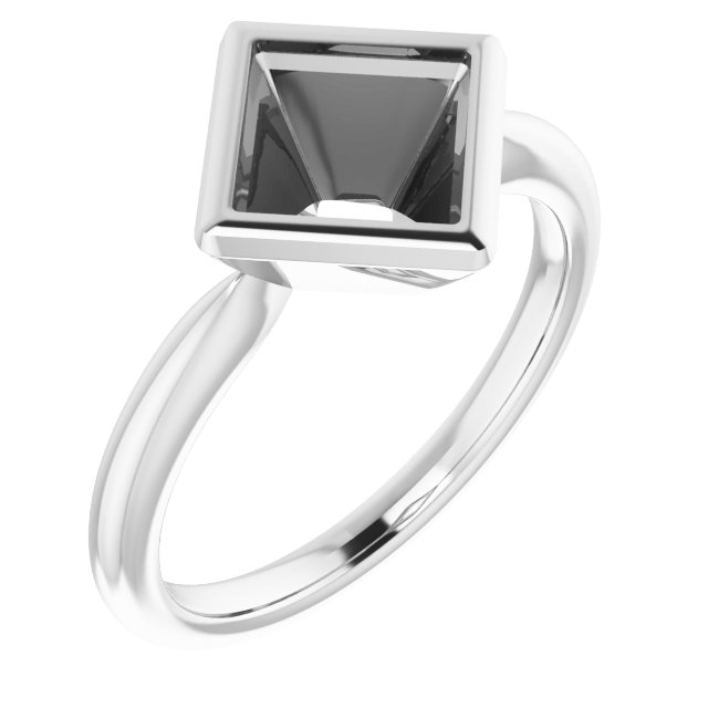 Bezel-Set Solitaire Ring