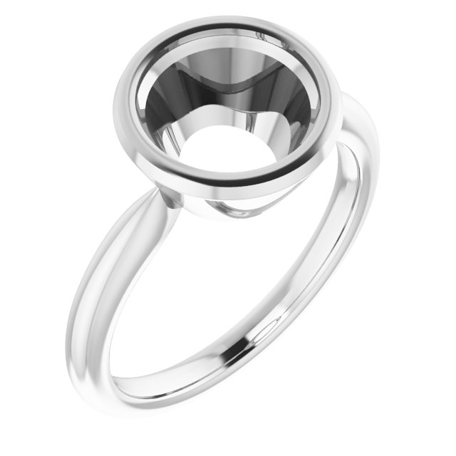 Bezel-Set Solitaire Ring