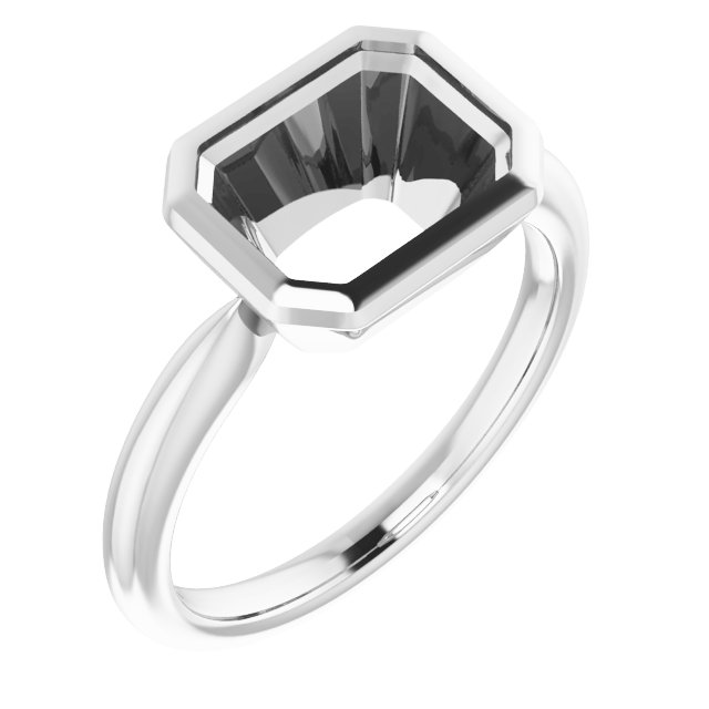 Bezel-Set Solitaire Ring