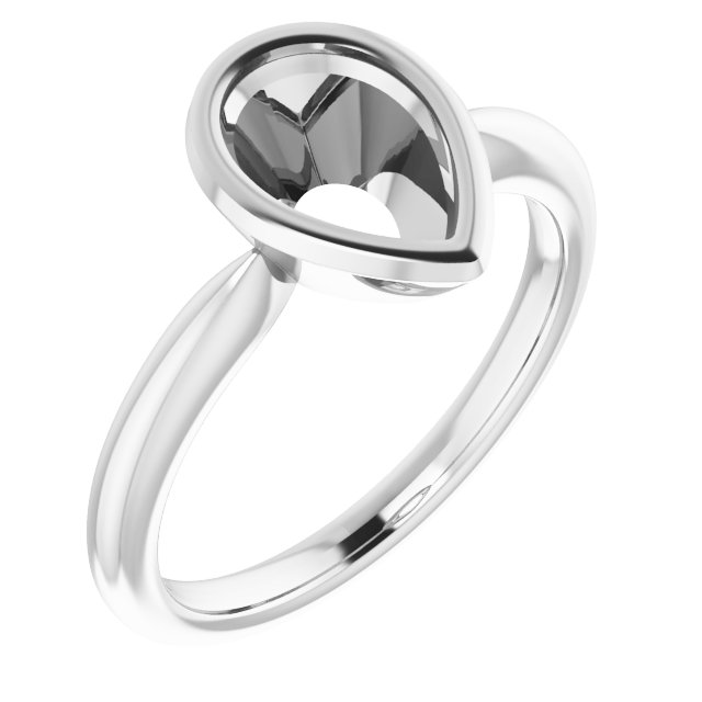 Bezel-Set Solitaire Ring