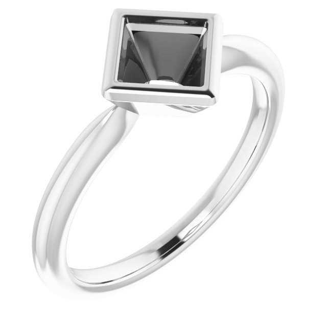 Bezel-Set Solitaire Ring