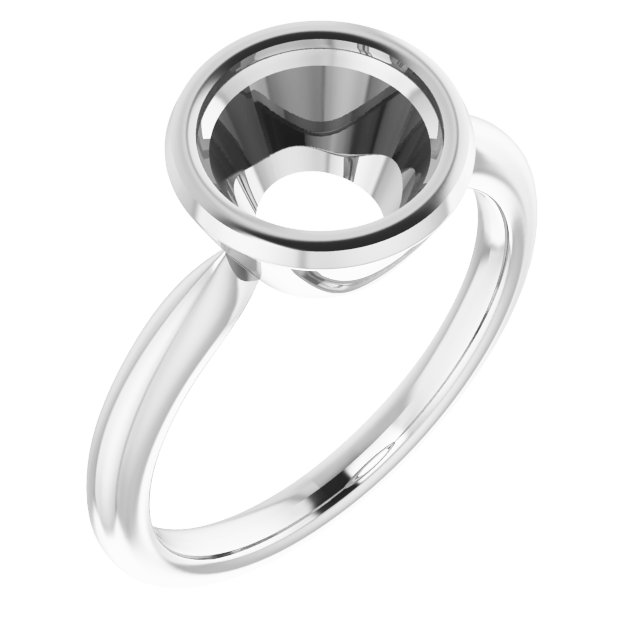 Bezel-Set Solitaire Ring