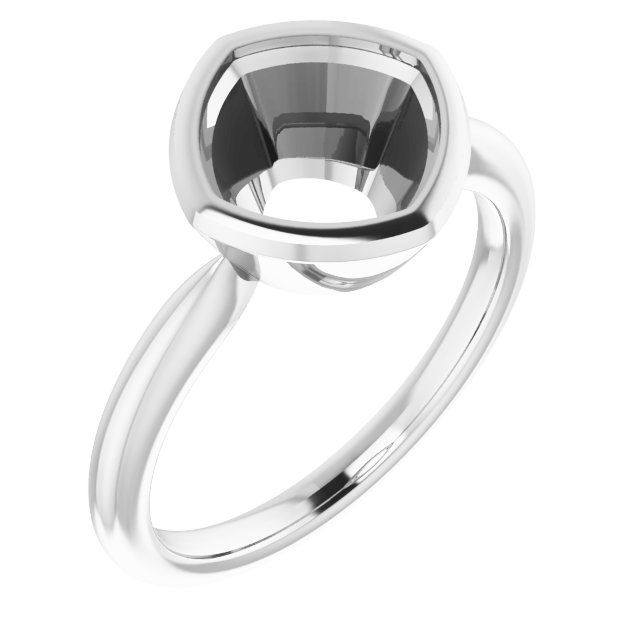 Bezel-Set Solitaire Ring