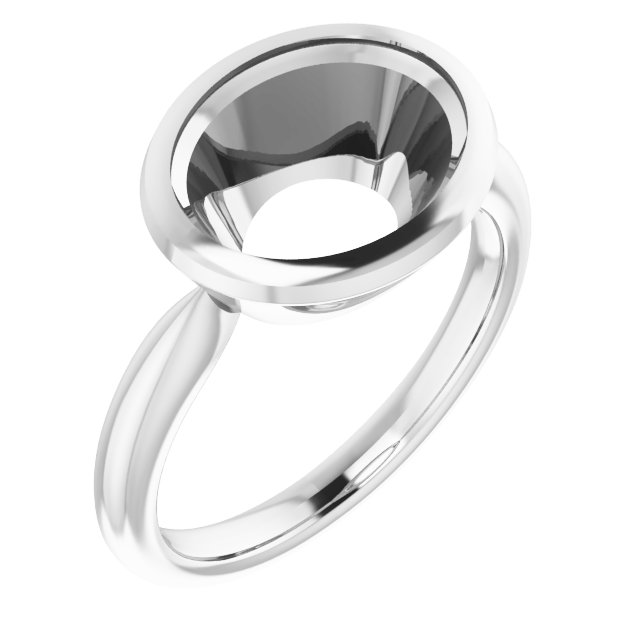 Bezel-Set Solitaire Ring