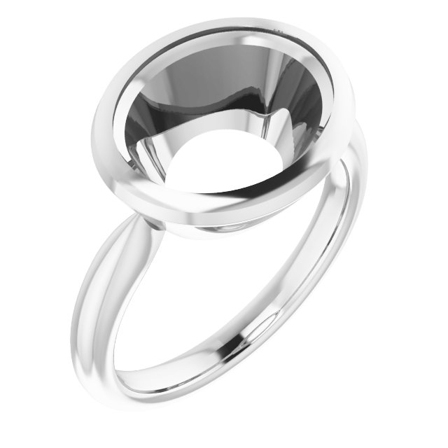 Bezel-Set Solitaire Ring