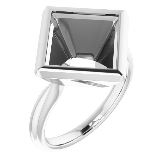 Bezel-Set Solitaire Ring