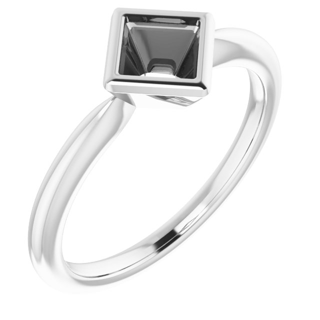 Bezel-Set Solitaire Ring