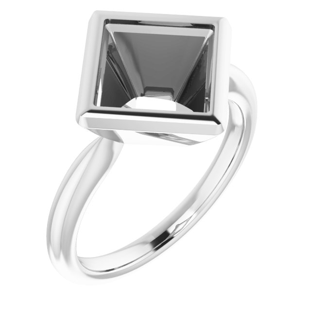 Bezel-Set Solitaire Ring