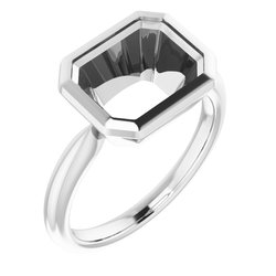 Solitaire Bezel-Set Ring    