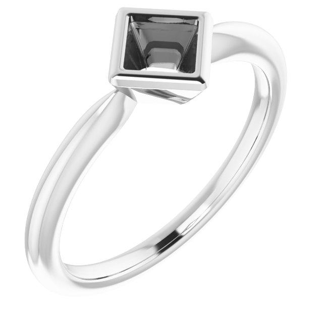 Bezel-Set Solitaire Ring