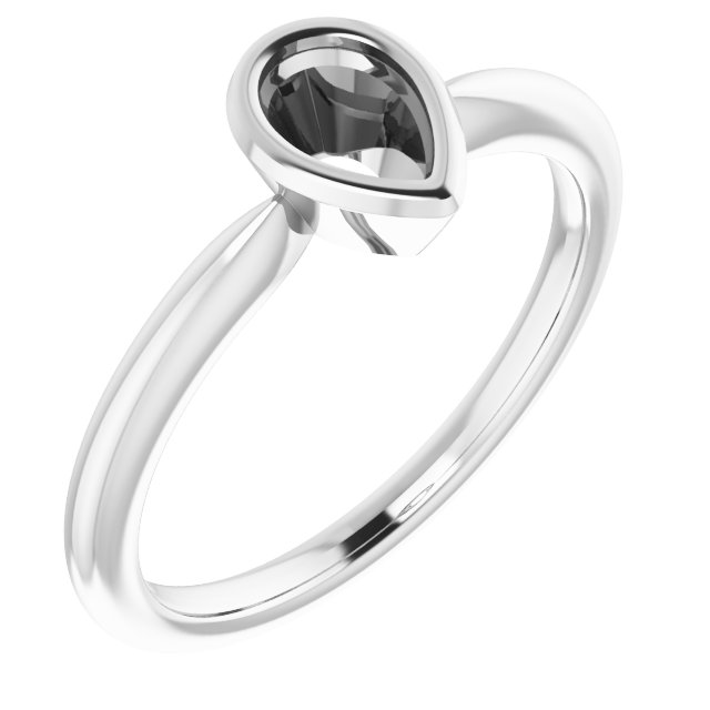 Bezel-Set Solitaire Ring