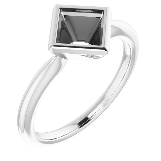 Bezel-Set Solitaire Ring