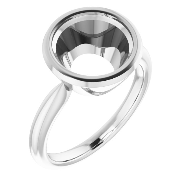 Bezel-Set Solitaire Ring