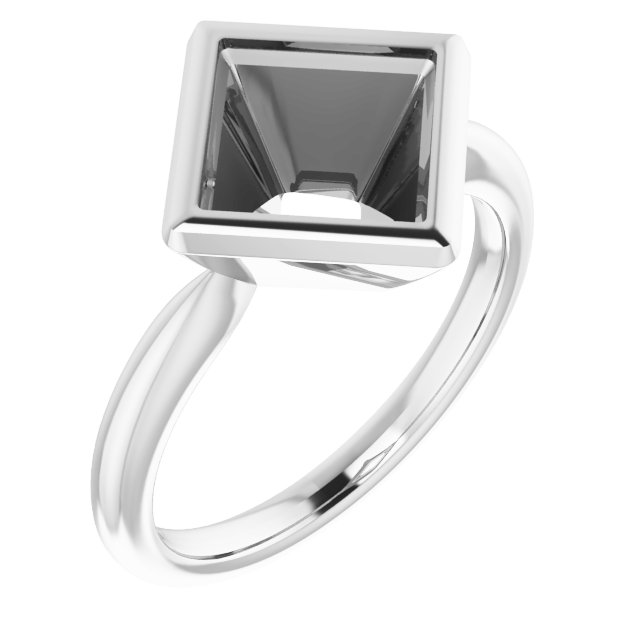 Bezel-Set Solitaire Ring