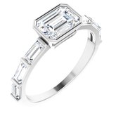 Bezel-Set Engagement Ring or Band  