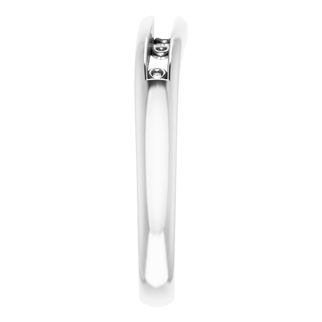 14K White 1/5 CTW Natural Diamond Matching Band-4