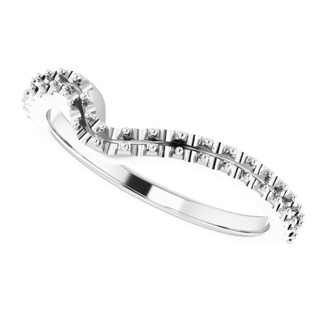 Band Mounting for 8 mm Square Ring view 5
