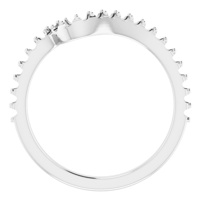 Band Mounting for 8 mm Square Ring view 2
