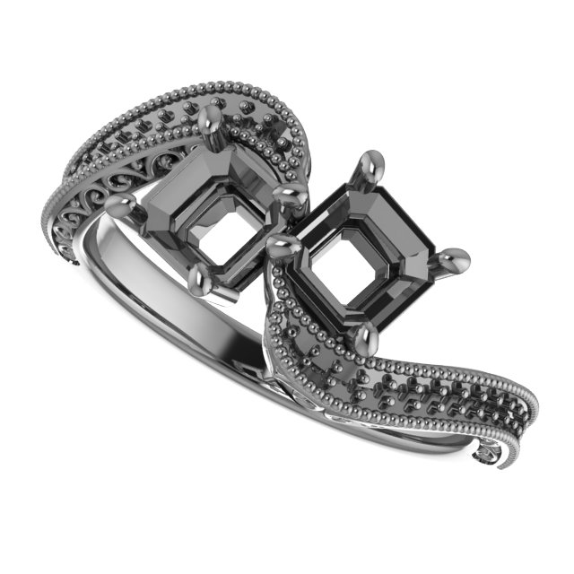 6x3.5 mm Marquise Engagement Ring Mounting view 5
