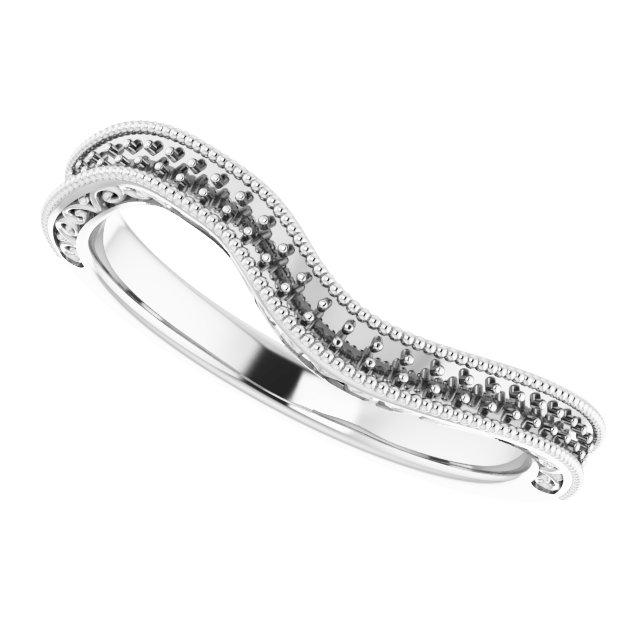 Band Mounting for 6x3.5 mm Marquise Ring view 5