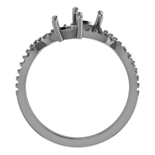 4 mm Round 5/8 CTW Natural Diamond Two-Stone Ring view 2